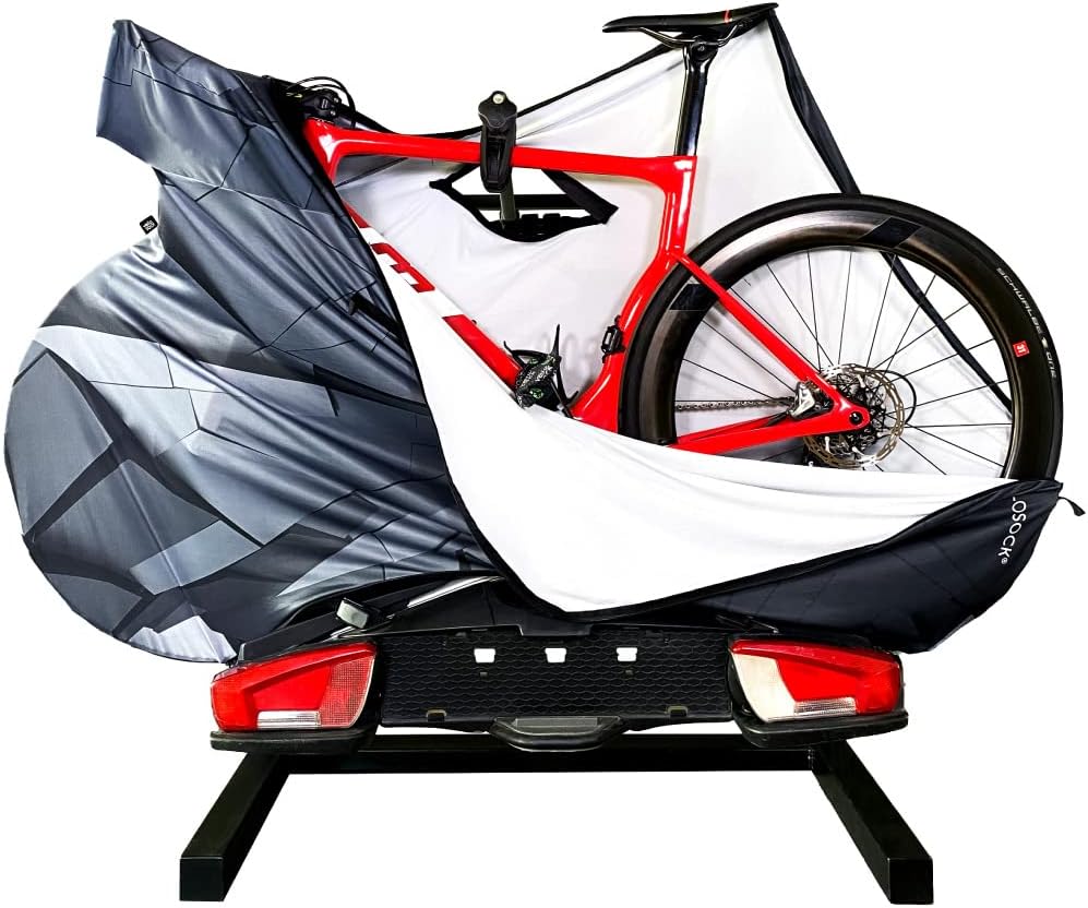 VELOSOCK Vollständige Fahrradabdeckung SHARD/MTB für Indoor-Lagerung und Transport - Hält Böden, Wän