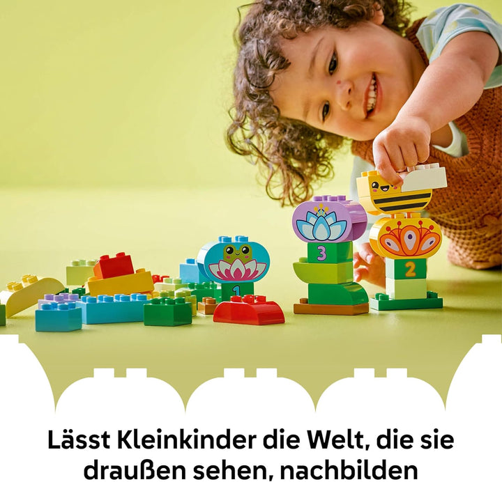 LEGO DUPLO Town Kreativer Blumengarten, Stapelspielzeug, lässt Kleinkinder ab 2 Jahren fantasievoll