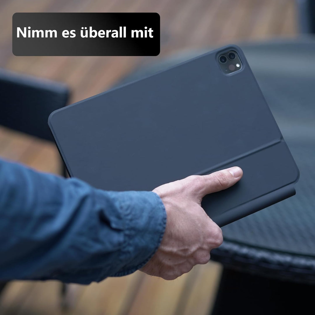 Magic Keyboard für iPad Pro 13" (M4,2024 / M5,2025), Tastatur Hülle für iPad Pro 13 Zoll (M5, 2025),