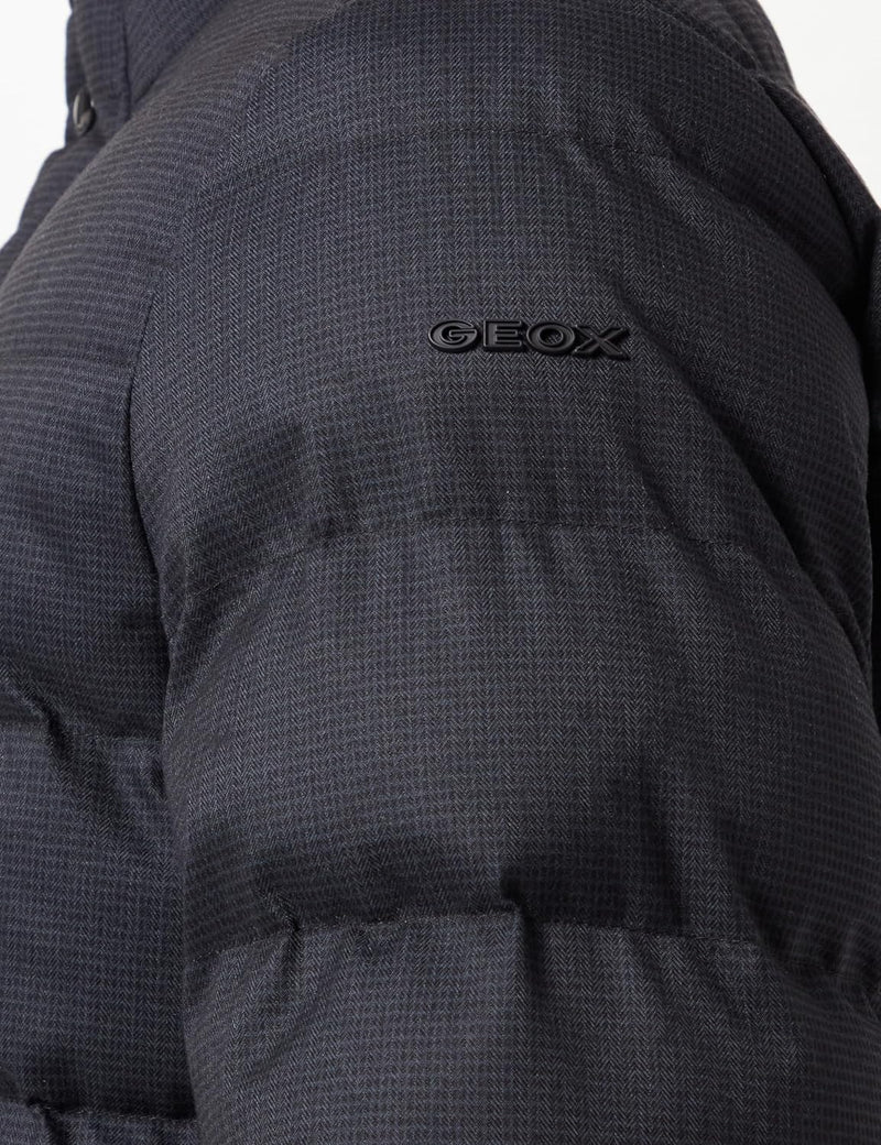 Geox Herren M Levico Jacket 48 ASPHALT/BLACK, 48 ASPHALT/BLACK