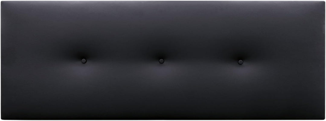 DHOME Kunstleder oder Acualine Stoff Kopfteil einfarbig mit Knöpfen gepolstert HIGH Range Luxus Bett