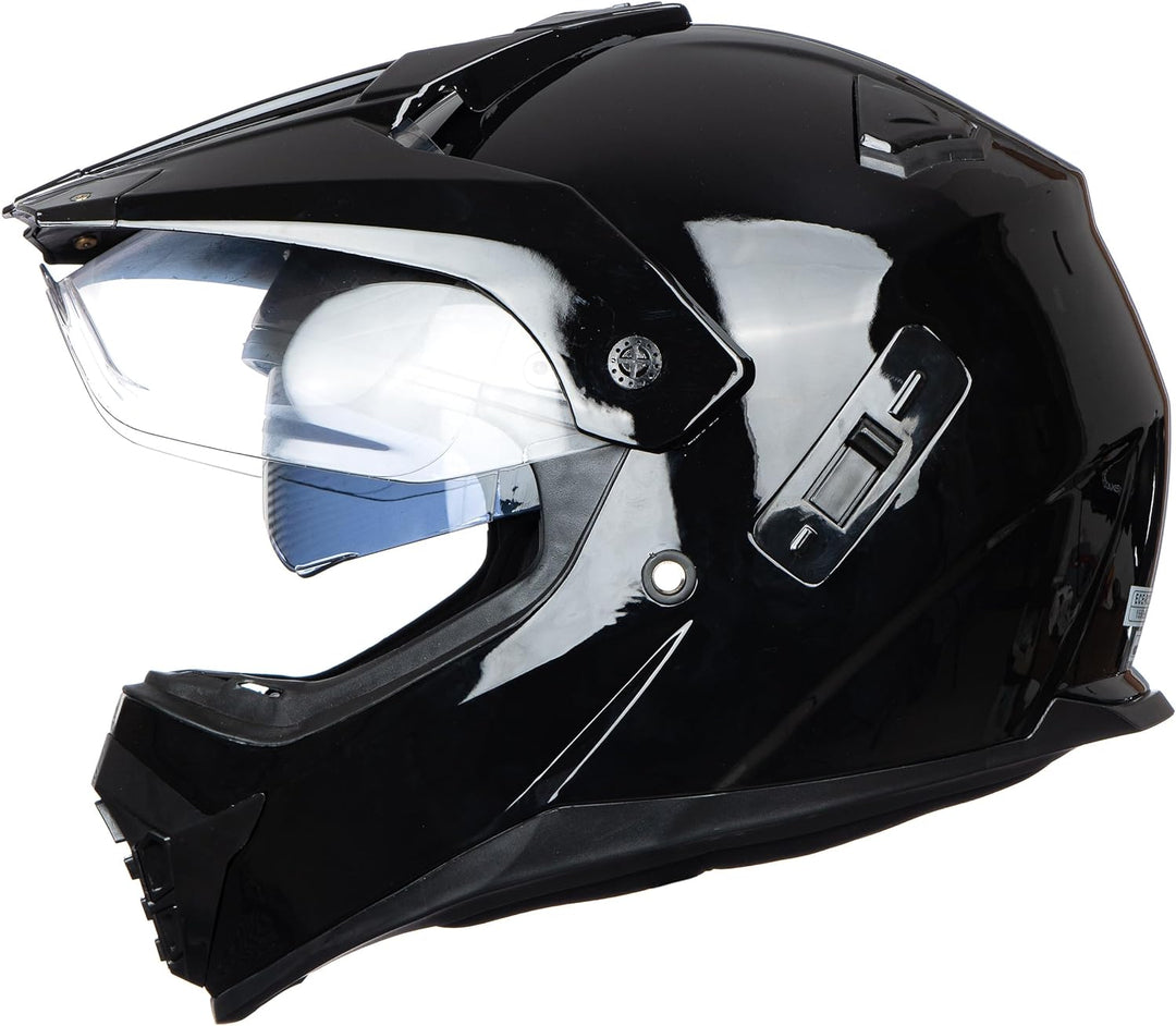 JIEKAI Adventure Helme Motocross Helm Sicherheitsnorm ECE 22.05 Motorradhelme,Roller Ski ATV Helm S