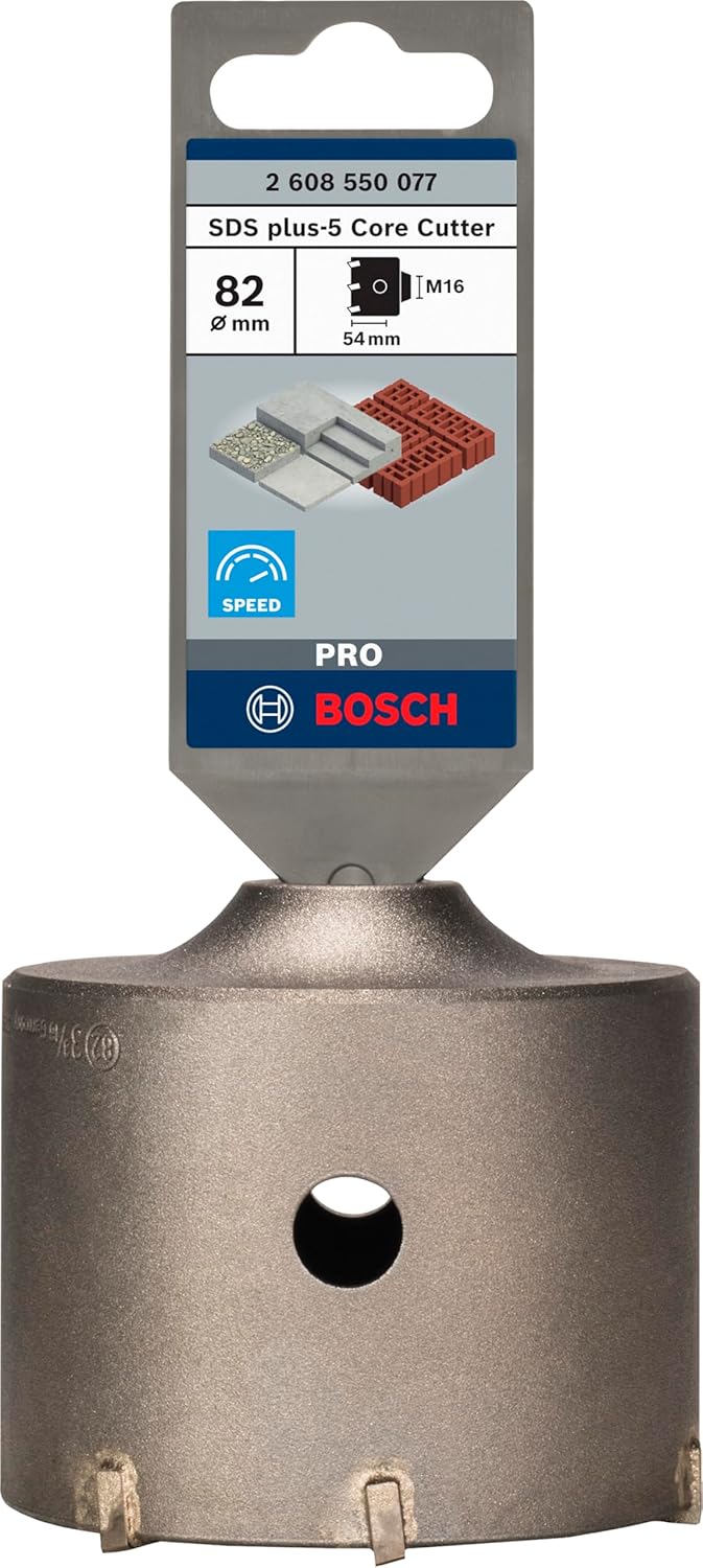 Bosch Professional Hohl-Bohrkrone SDS-plus-9 Core Cutter (Ø 82 mm), 82 mm