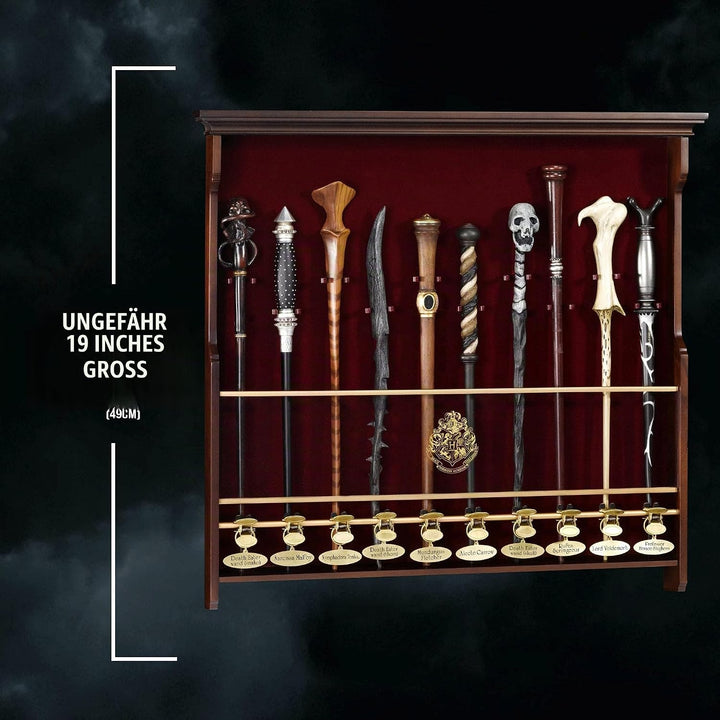 The Noble Collection Harry Potter Ten Character Wand Display Wands Not Included