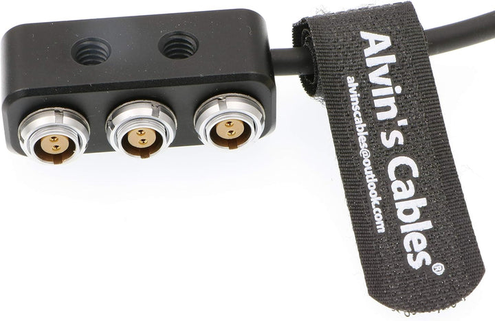 Alvin's Cables 1 bis 3 Mini Power Splitter Box Kabel D-Tap Stecker Movi Pro AUX Port auf 3 2 Pin Buc