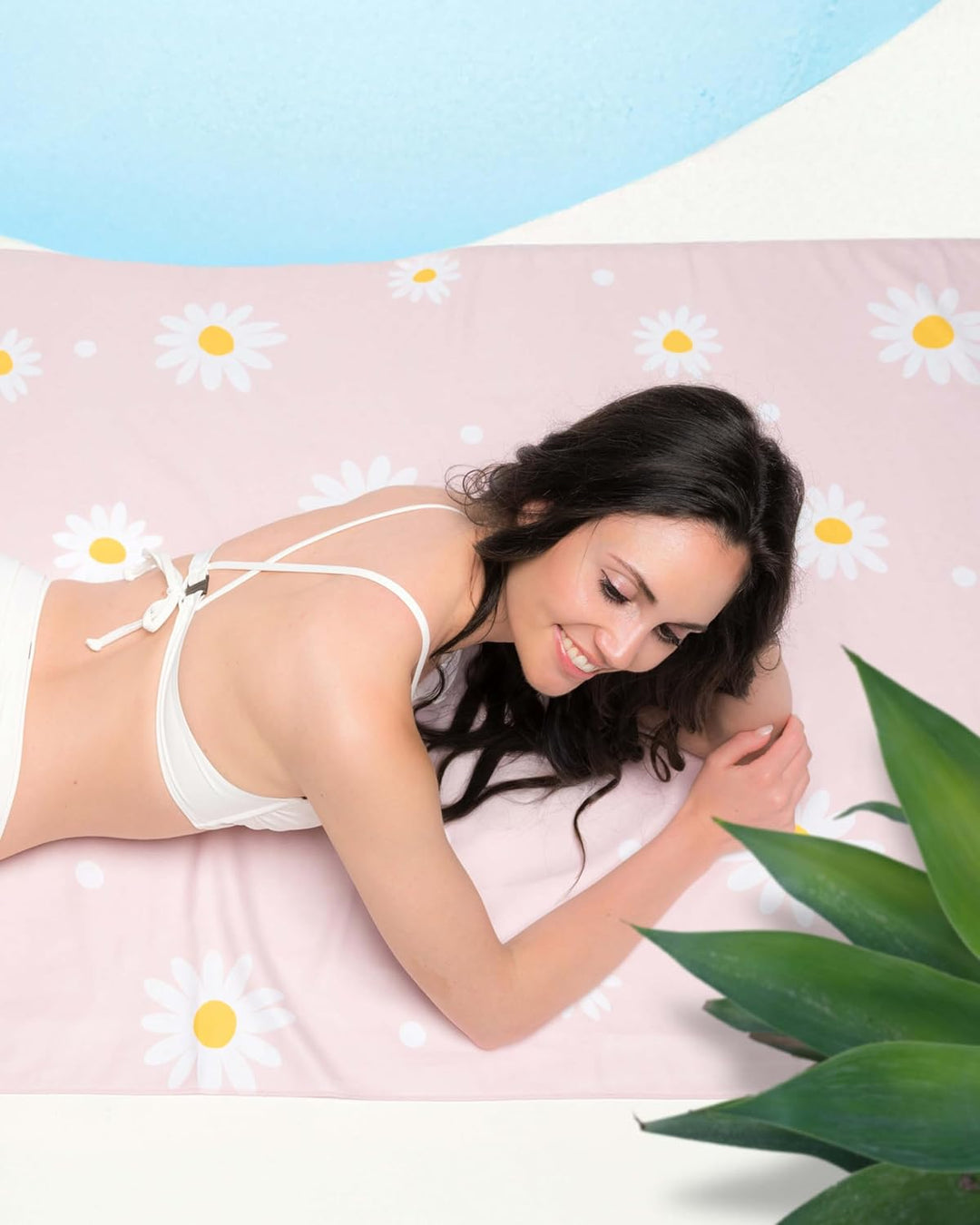 Fit-Flip Strandtuch XXL aus Mikrofaser - leicht und schnelltrocknend - 100% recyceltes Strandhandtuc