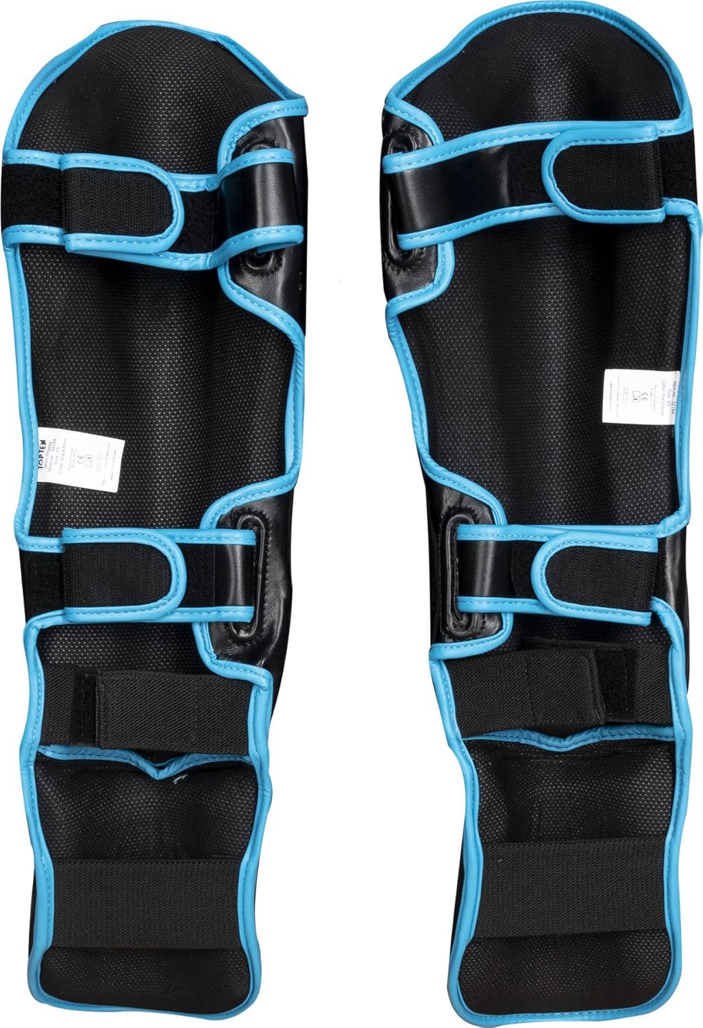 TopTen Schienbeinschutz „Star Light“ Schwarz - Blau L, Schwarz - Blau L