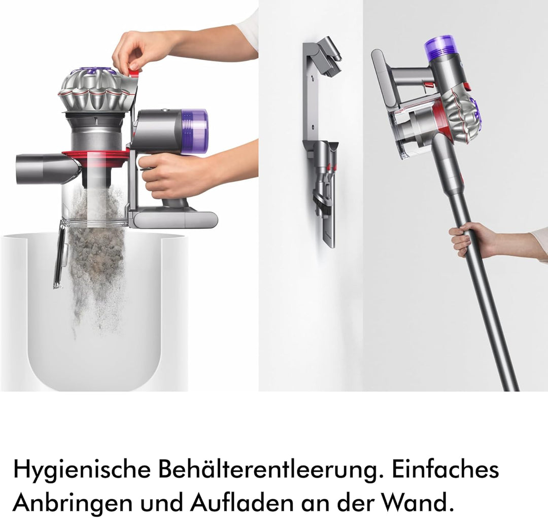 Dyson V8 Origin Kabelloser Staubsauger 2026, 130 AW, bis zu 40 Min Laufzeit, Motorbar mit Haarentwir