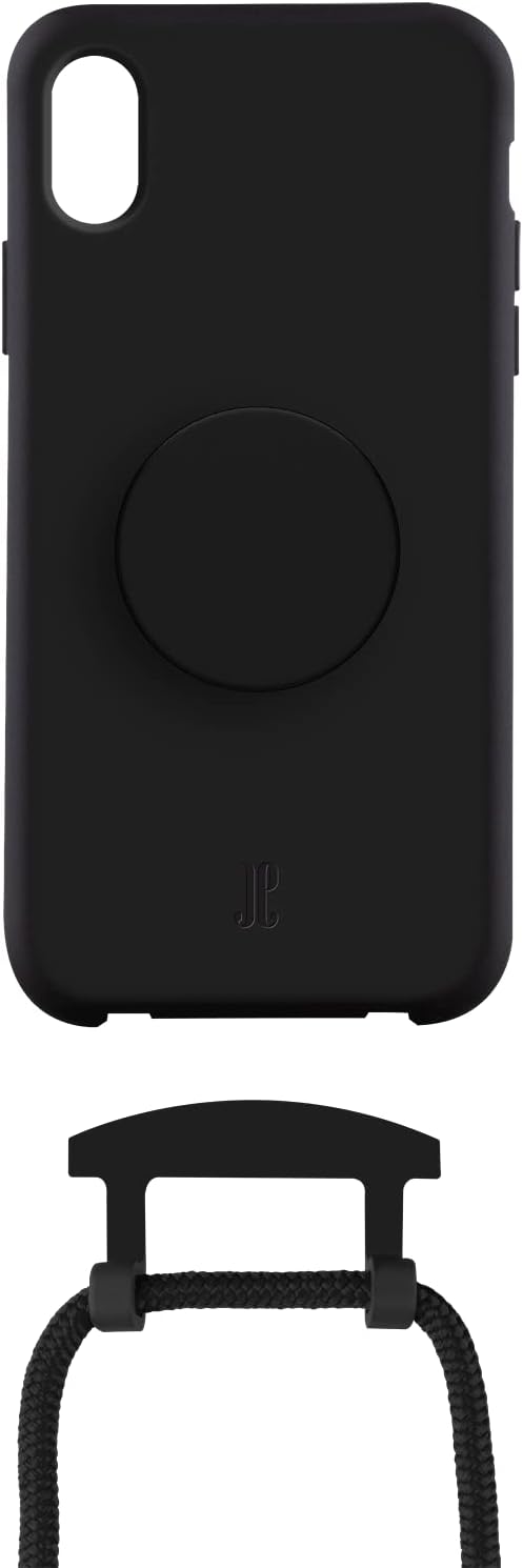 PopSockets x Just Elegance - Handyhülle für iPhone X/XS mit einer Abnehmbarereiner Geflochtenen Kett