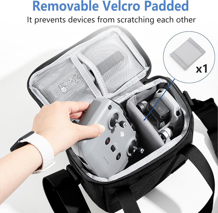 DJI Mini 4K/4/2 SE Aufbewahrungstasche, Tragbare Schultertasche für Drohnen- und Controller-Zubehör,