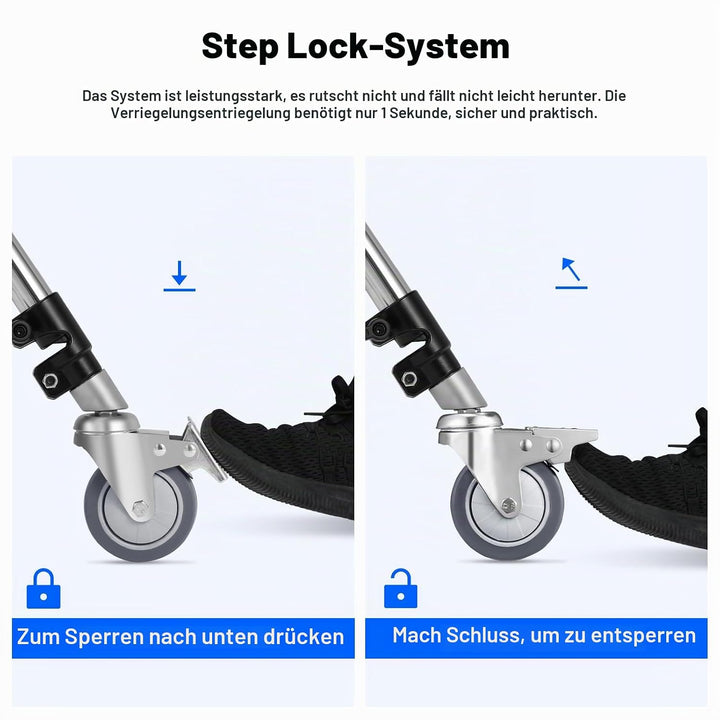 Soonpho 3 Stück C Stand Rollen Stativrollen für Stativ Wheels Stativ Wheels C Ständer Professional L