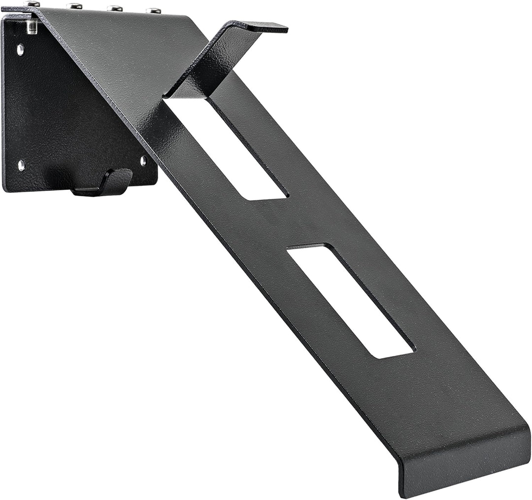 Helmhalterung | Für Motorrad Halter Regal Rack Lagerung Fixierung | Berg an der Wand | Schwarz, Schw