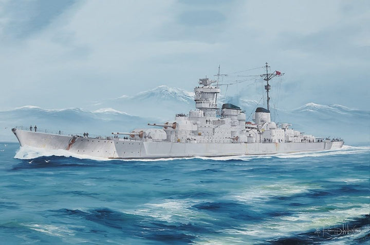 Trumpeter 05370 - Dkm O Class Battlecruiser Barbarossa - massstab 1/350 - Modellbausatz
