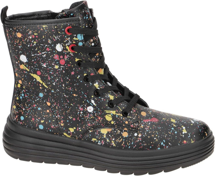 Geox Mädchen J Phaolae Girl AStiefeletten 28 EU Black Multicolor, 28 EU Black Multicolor