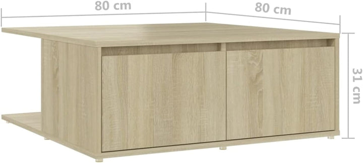 Gecheer Moderne Couchtisch mit Staufächer & Schubladen Beistelltisch Kaffeetisch Sofatisch Teetisch