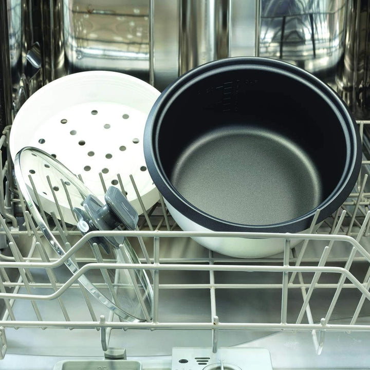 Russell Hobbs [UK-Version] 27030 Medium Reiskocher, metall, weiss, M