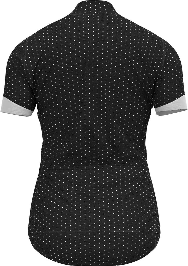 Odlo Damen Essentials_411961 Radtrikot mit Reissverschluss (1er Pack) S Black - White, S Black - Whi