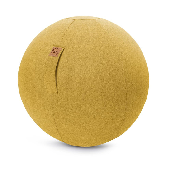 Sitzball Felt Filzimitat senf ca. 65cm Ø, Senf