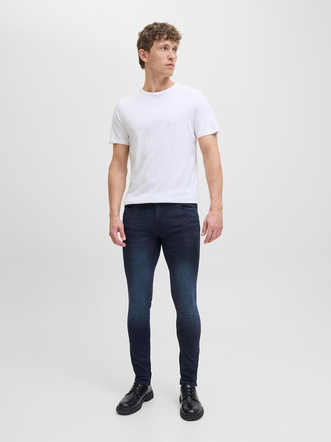 JACK & JONES Herren Skinny Jeans 30W / 34L Blue Denim, 30W / 34L Blue Denim