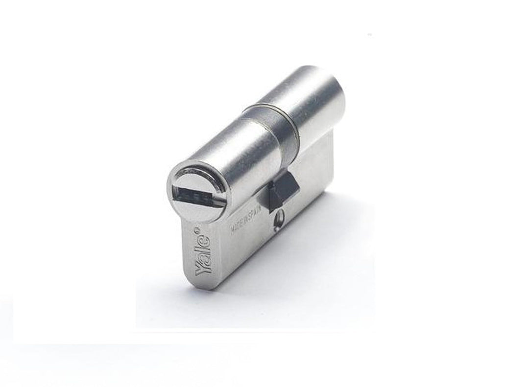 Yale YL63060HN Sicherheitszylinder, YL6, Langhebel, Schlüssel, vernickelt, 30 x 60 mm 30 x 60 mm Ver