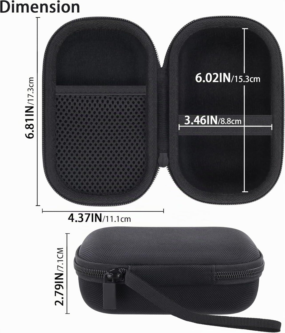 co2CREA case Hart Reise schutzhülle Etui Tasche für Anker Soundcore Select 4 Go Bluetooth Lautsprech