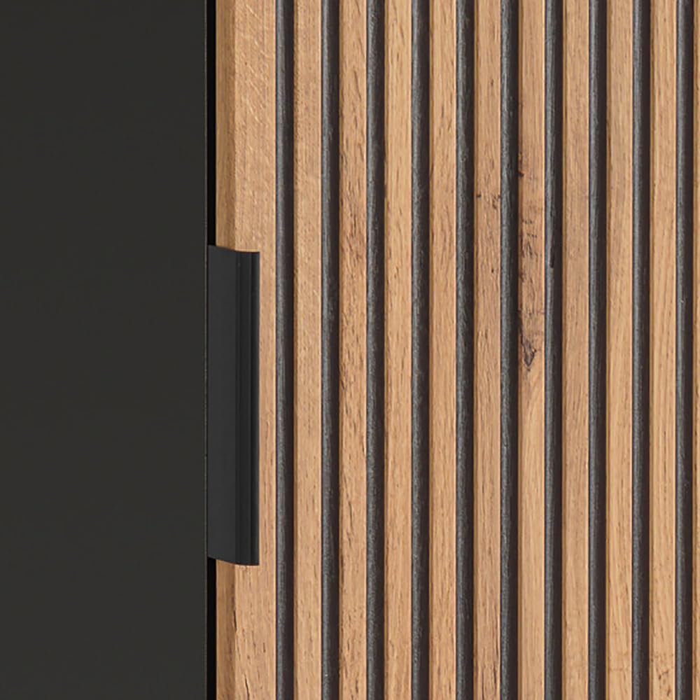 Lomadox Badezimmer Hängeschrank 35x35 cm Wandschrank Badschrank 1 Tür quadratisch Würfel anthrazit m