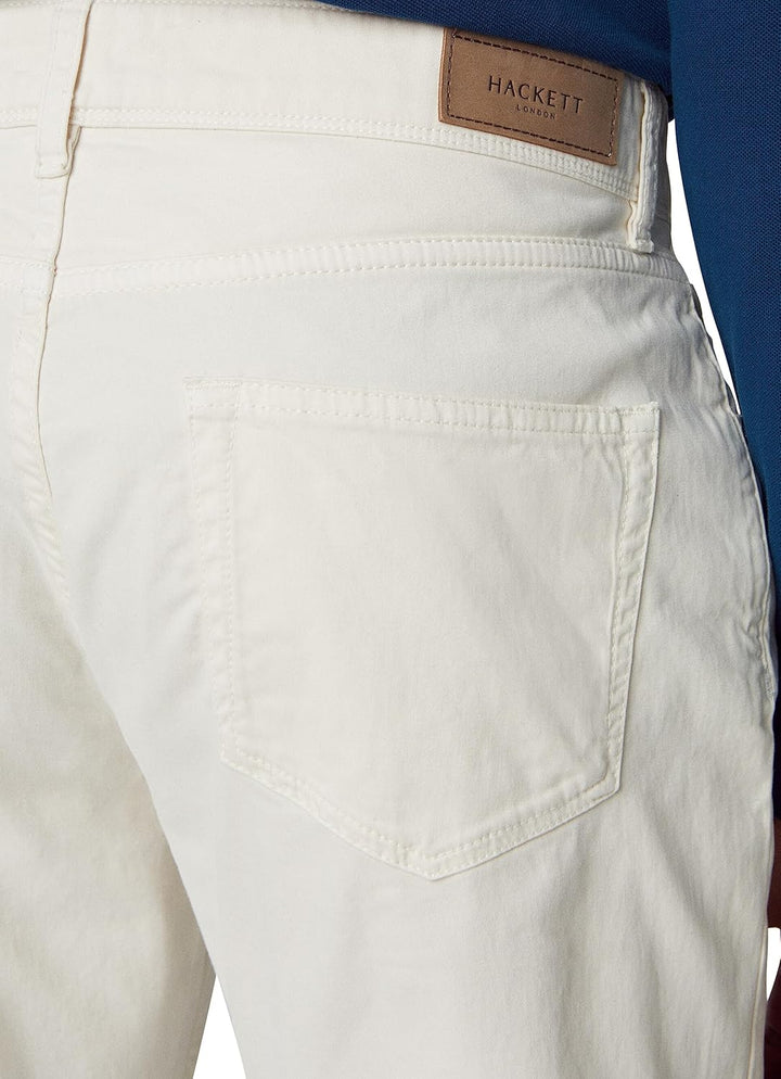 Hackett London Herren Hose 33W / 32L Beige (Knochen), 33W / 32L Beige (Knochen)