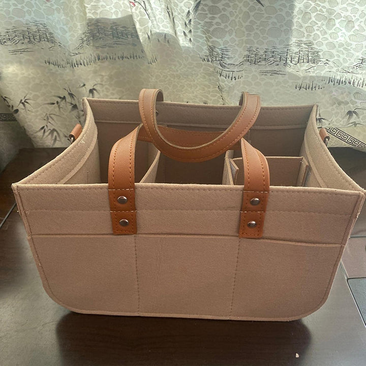 Baby Windel Filztasche, Grosse Wickeltasche Aus Weichem Filz,Multifunktionale Tragbare Windelaufbewa
