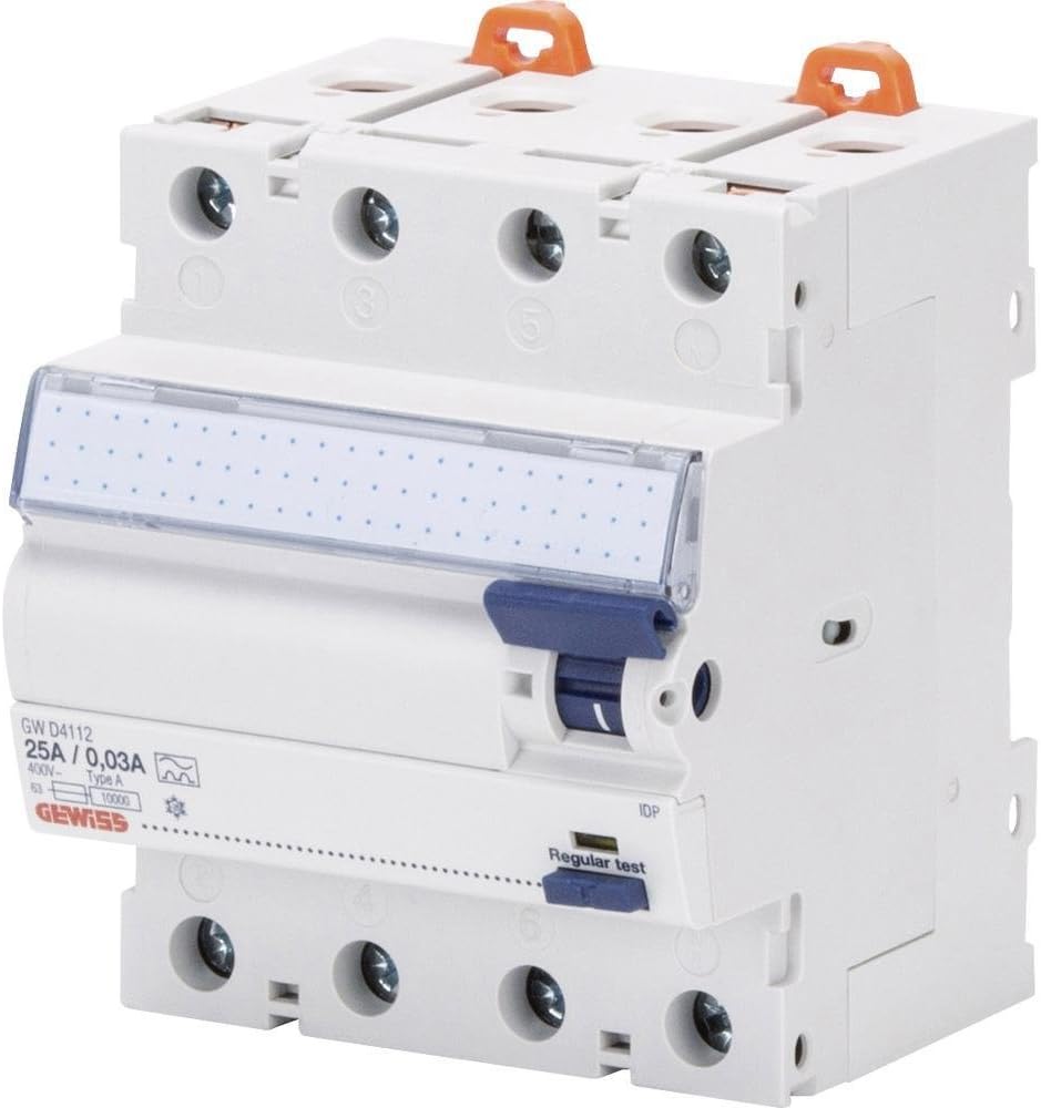 FEHL.SCHUTZSC.4P 40A A/0,03 4M GEWISS GWD4132