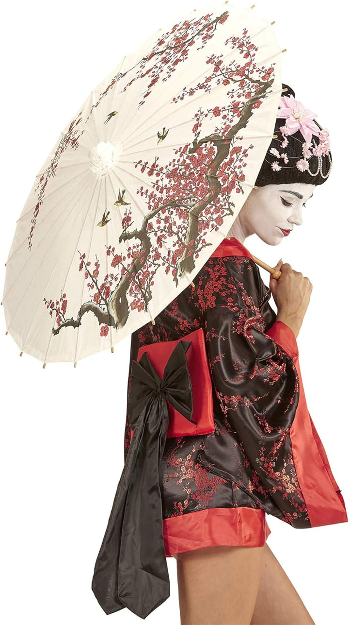 W WIDMANN MILANO Party Fashion - Sonnenschirm aus Reispapier, Asiatischer Sonnenschirm, verziert, Ma