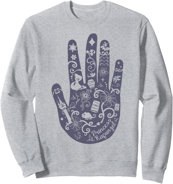 Disney Tangled Princess Rapunzel Hand Fill Sweatshirt