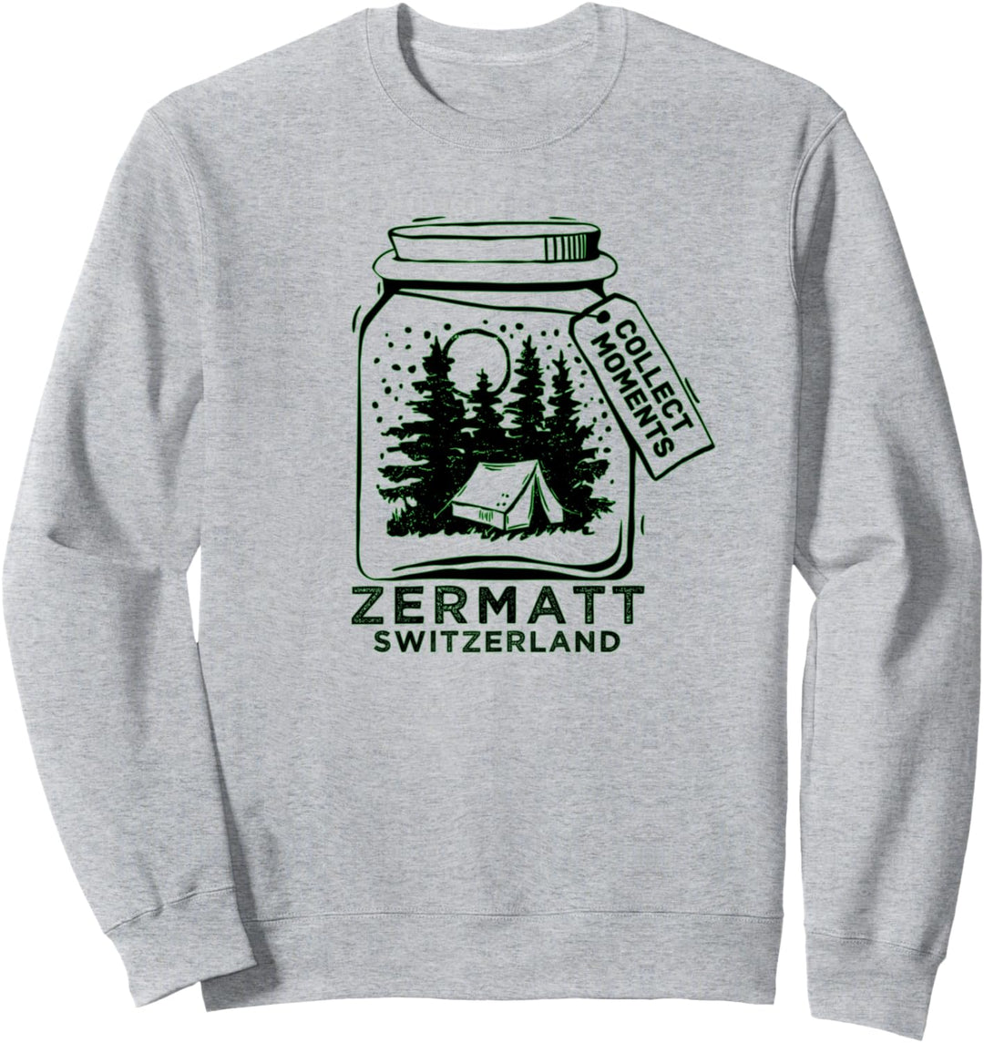 Vintage Zermatt, Switzerland Souvenir Sweatshirt