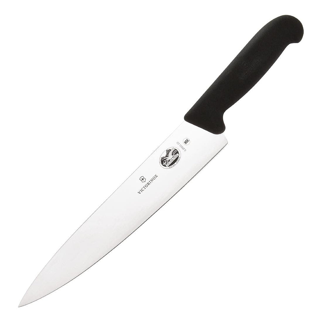 Victorinox Fibrox, coltello per sfilettare in acciaio inossidabile, lavabile in lavastoviglie, nero