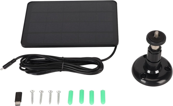 Kamera Solarpanel, IP65 Hocheffizienz 5V 4W monokristallines Silizium -Solarladegerät für Überwachun