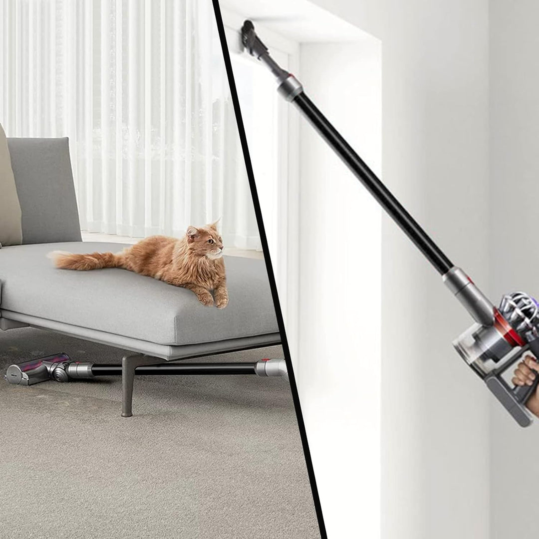 Verlängerungsrohr für Dyson V7 V8 V10 V11 V15 Serie Staubsauger, Ersatz Teleskoprohr Zubehör 72.5cm