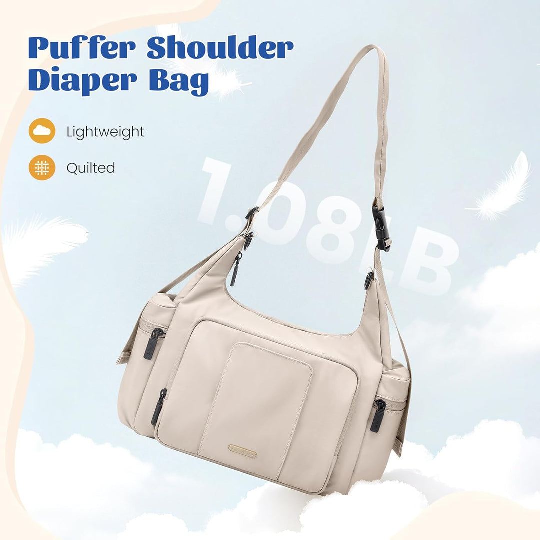 Baby Wickeltasche,Gross 14L Windeltasche für Unterwegs Diaper Bag, Wickelunterlage Multifunktions Lä