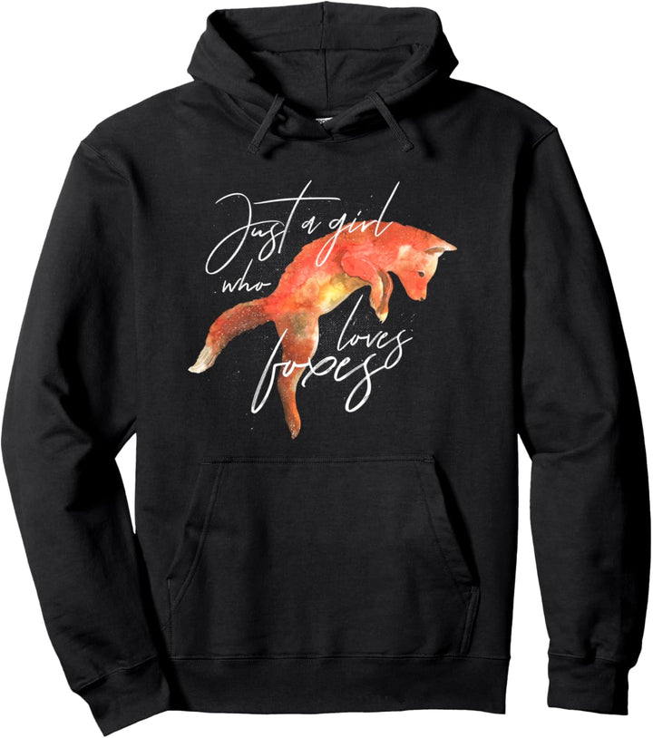 Fuchs Rotfuchs Just A Girl Who Loves Foxes Kinder Mädchen Pullover Hoodie