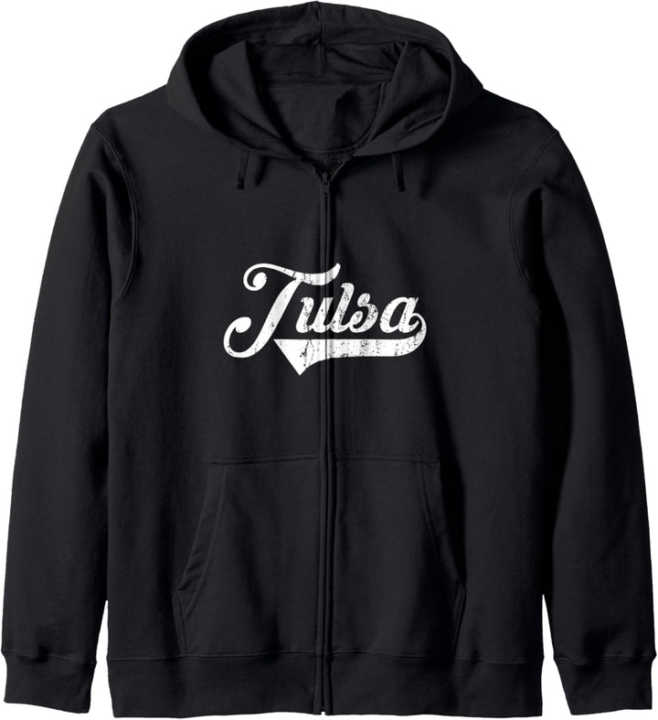 Tulsa Stadt Oklahoma Staat Vintage Retro Style design Kapuzenjacke