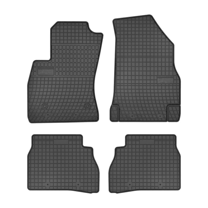 FROGUM EL Toro Gummimatten Ganzjähriges-Set von Autofussmatte Auto Fussmatten für FIAT Doblo II 2010