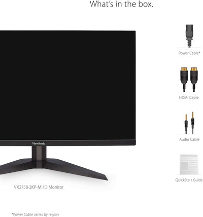 Viewsonic VX2758-2KP-MHD 68,6 cm (27 Zoll) Gaming Monitor (WQHD 1440p, FreeSync, 1 ms, 144 Hz, HDMI,