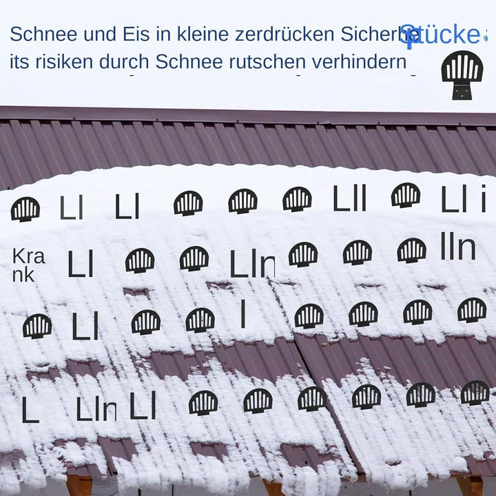 Schneefanghaken Für Metalldächer | 25 Stück Metalldach schutz Inklusive Dichtungsringen | Stehfalzda