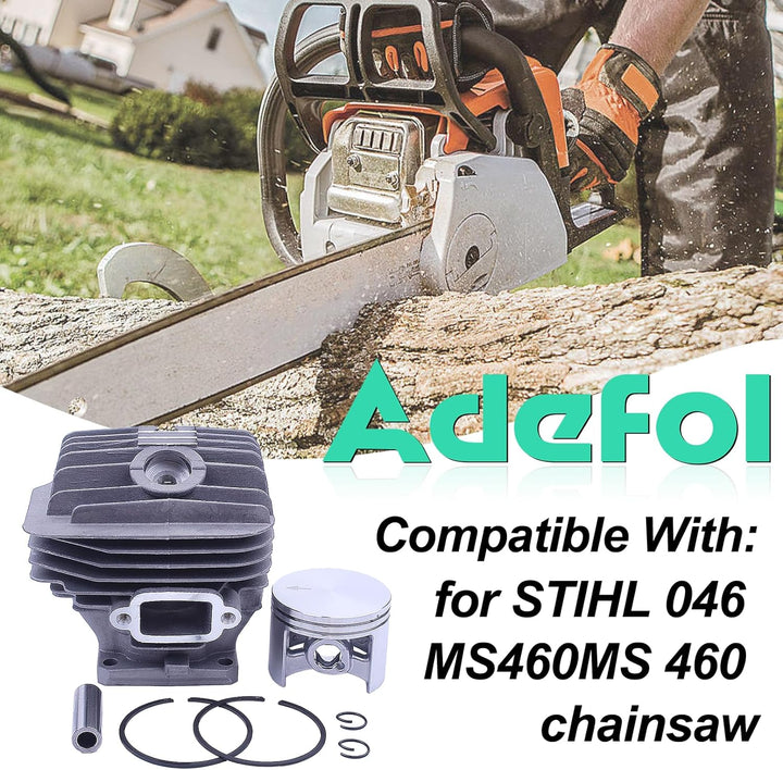 Adefol 52 mm MS460 Zylinder kolben Satz für Stihl 046 MS460 Serie nersatzteile mit Dekompression sve