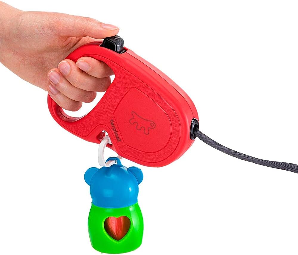 Ferplast Hundeleine Flippy ONE, Rollleine kleine Hunde bis 15 kg. Ausziehbares Gurtband max. 4 m. Ei