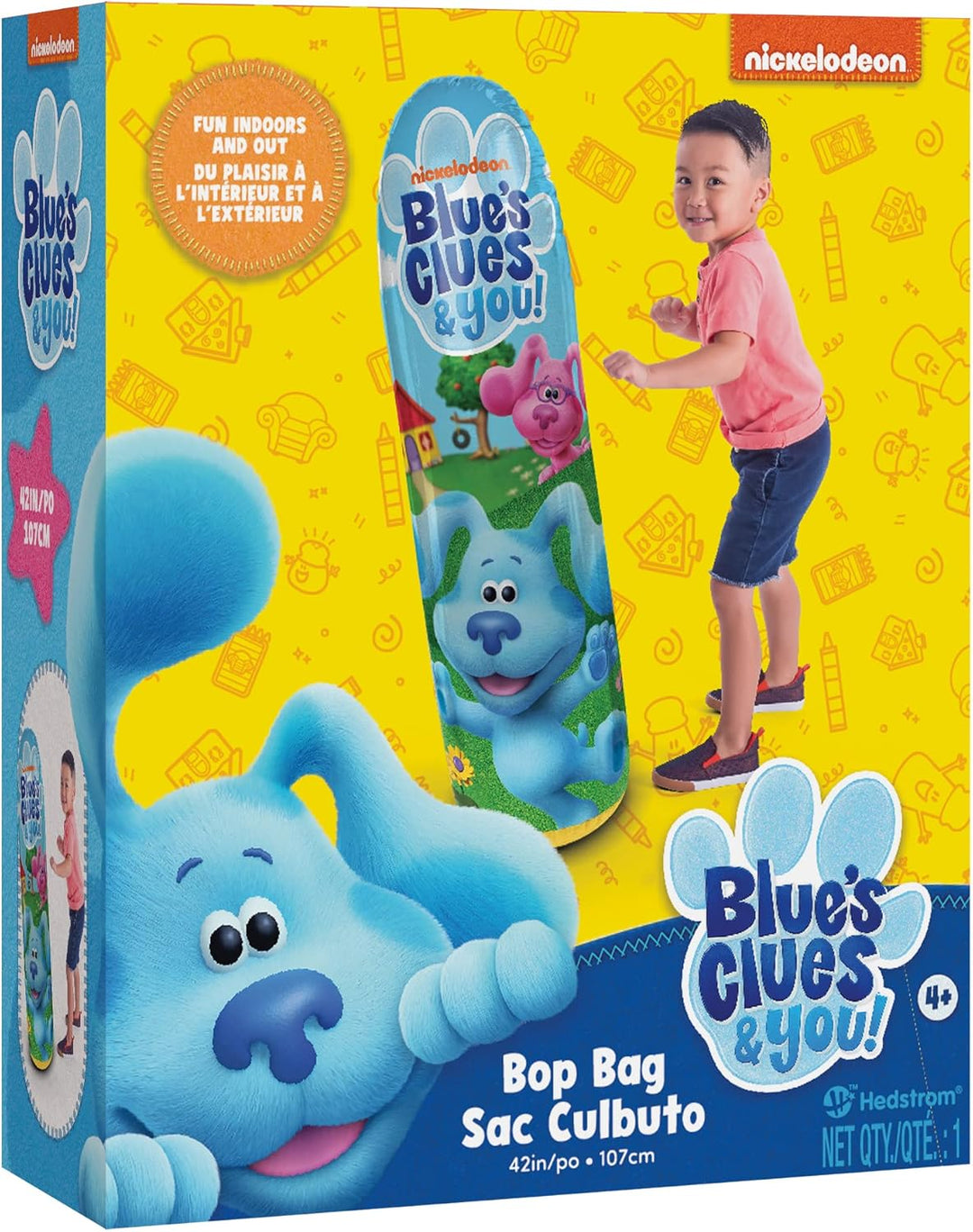 Hedstrom Marvel Spiderman Bop Bag Aufblasbarer Boxsack 42" Bop Bag Blue's Clues, 42" Bop Bag Blue's