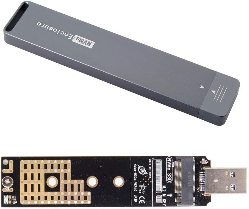 USB 3.0 auf NVME M-Key M.2 NGFF SSD Externer PCBA Konveter-Adapter RTL9210 Chipsatz mit Hülle