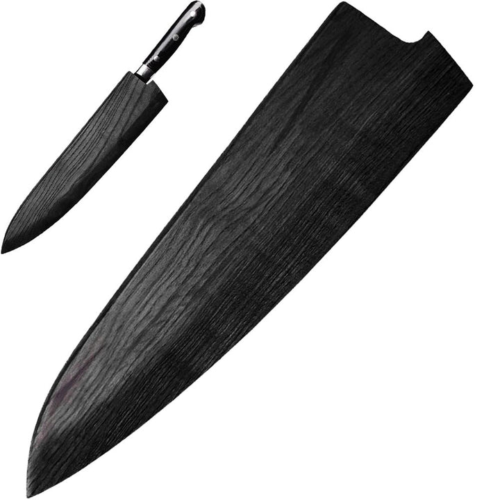 Kochmesser Kantewache, Holzmesserhülle, Messerabdeckung, Messerscheide, Messerblattschutz, Einzelmes
