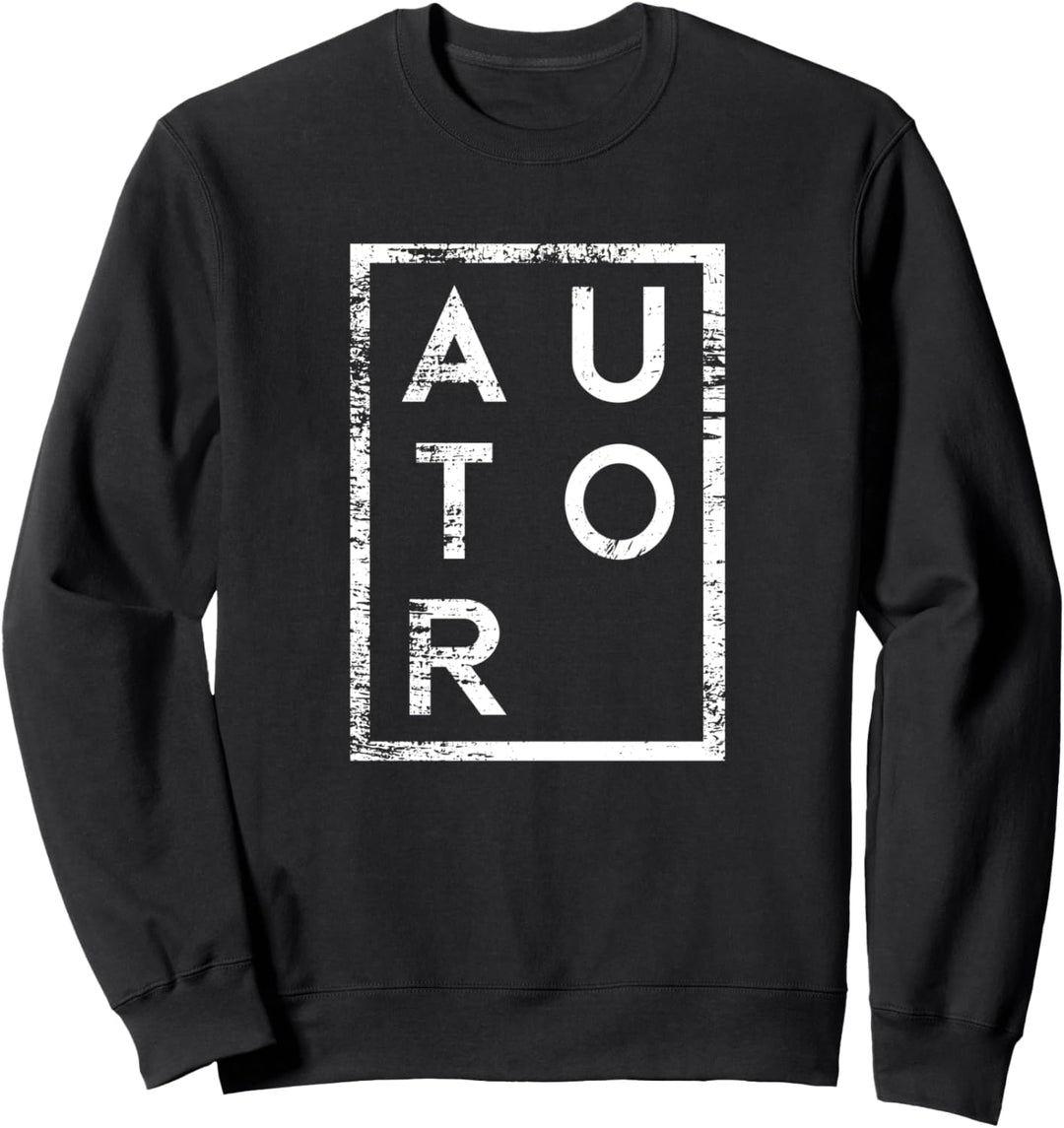 Autor Minimalismus Autoren Sweatshirt