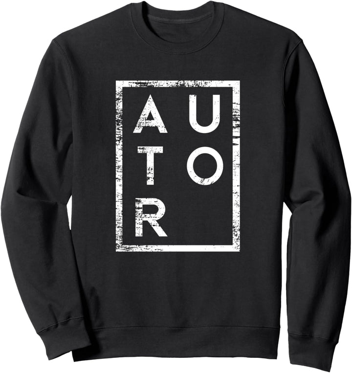 Autor Minimalismus Autoren Sweatshirt