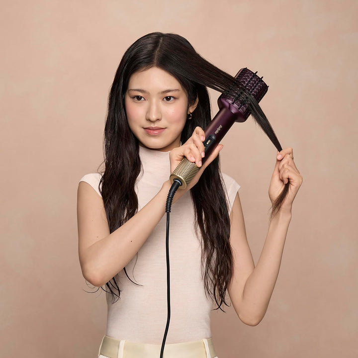 BaByliss Air Power Smooth – NEU 2025, Glätten und Trocknen von nass zu trocken, Haartrocknerbürste m