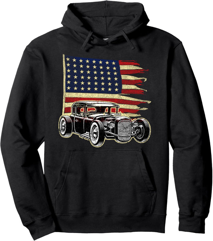 Hot Rod Tuning Auto V8 Custom Sportwagen Motorsport Geschenk Pullover Hoodie
